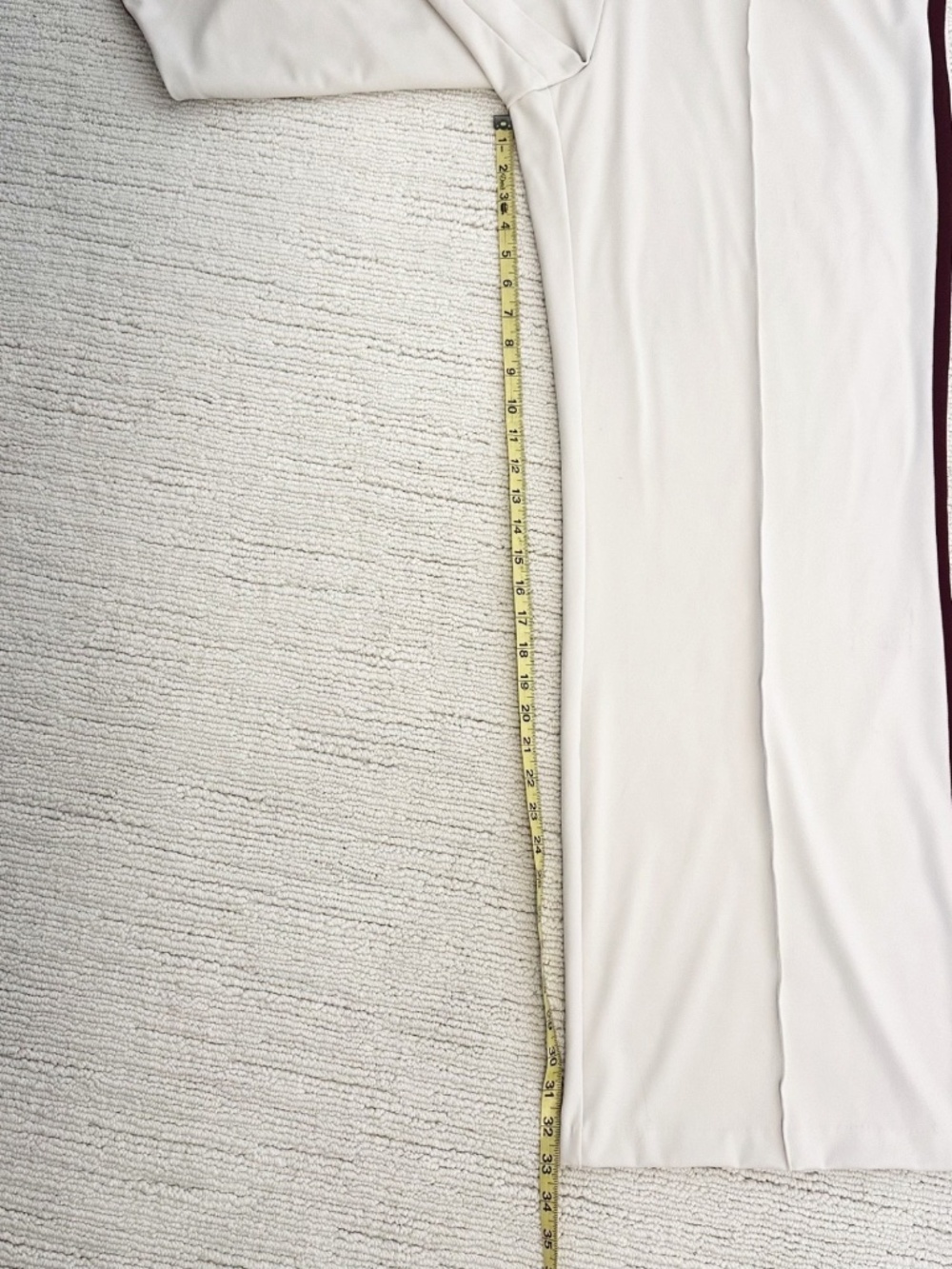 ATHLETA Finish Line Womens XLT Cream Mid Rise Track Pants Travel Athleisure Tall - Picture 8 of 13